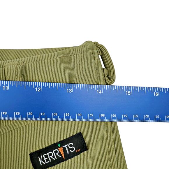 Kerrits Women's XL Sage Full Leather Seat Riding Breeches Pants Equestrian Horse - Picture 7 of 9